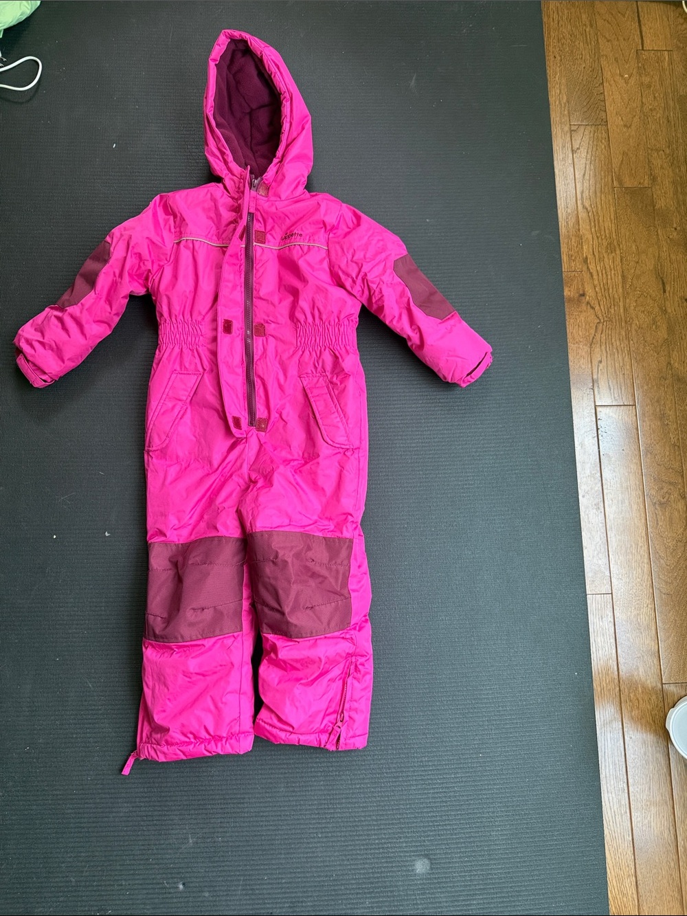 Wippette Pink Kids Jacket Label Detail
